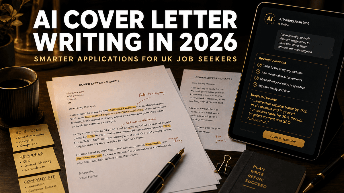 How to Use AI to Enhance Cover Letter Writing (UK 2026)